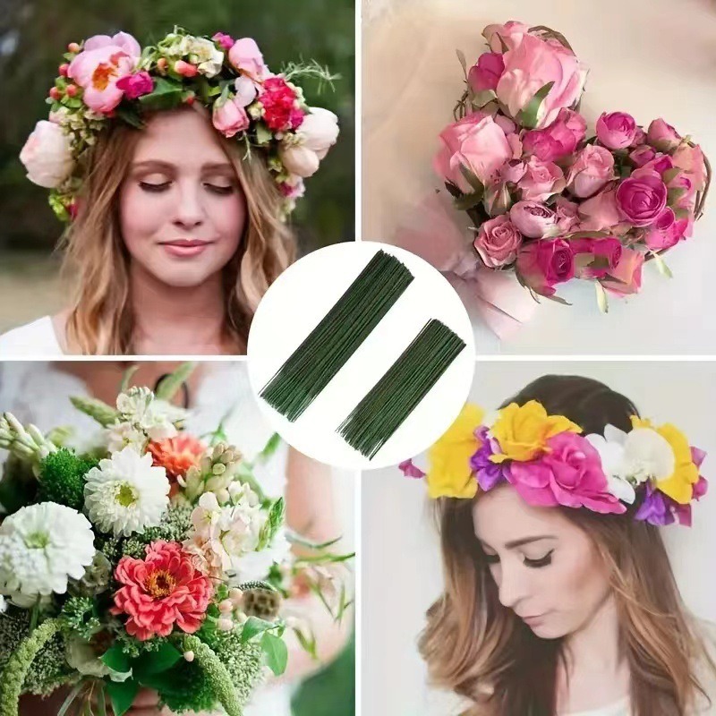 Florist Wreath Supply - 100 조각 꽃 줄기, 인공 꽃