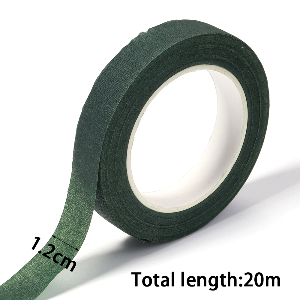 1-3롤 12mm 플로럴 테이프 꽃 줄기 포장 테이프  - Supply For Florist 리뷰 및 가격