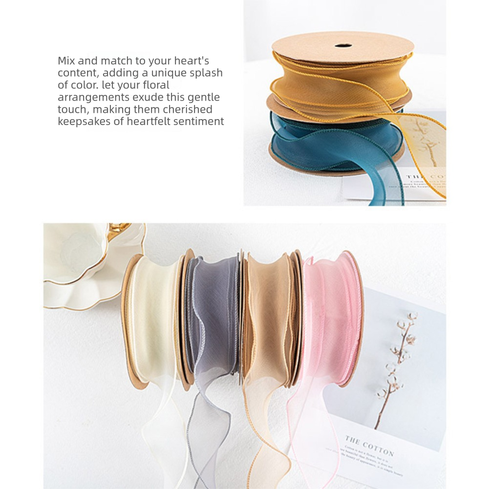 2pcs 꽃집 피쉬테일 거즈 리본 꽃다발 포장 리본 선 - Florist Wreath Supply 리뷰 및 가격