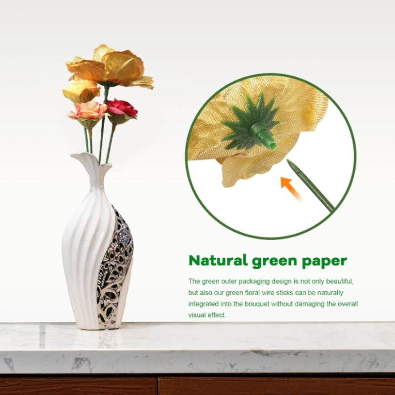 100 조각 꽃 줄기, 인공 꽃 막대, 꽃꽂이 용품을위 - Florist Wreath Supply 리뷰 및 가격